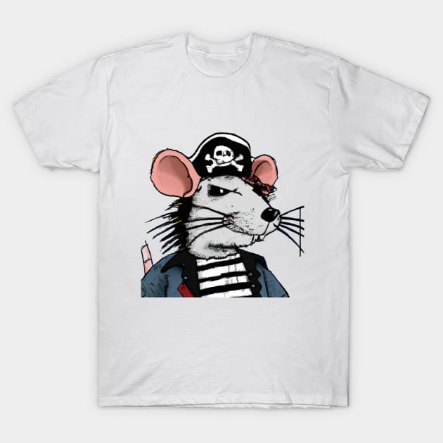 Pirate rat T-Shirt by Asirihouse